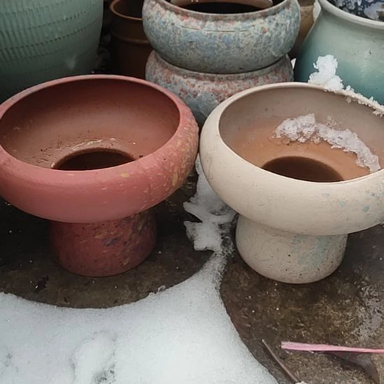 【闪购商品】紫砂花盆口16高16两个