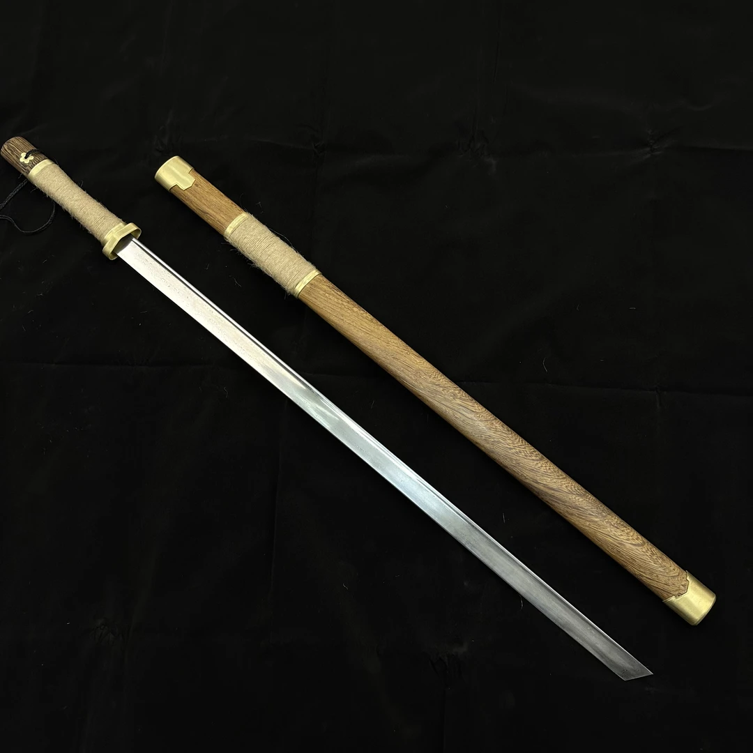 夏莊新款青雀唐刀实战安全工艺品摆件一斤重武术兵道未开
