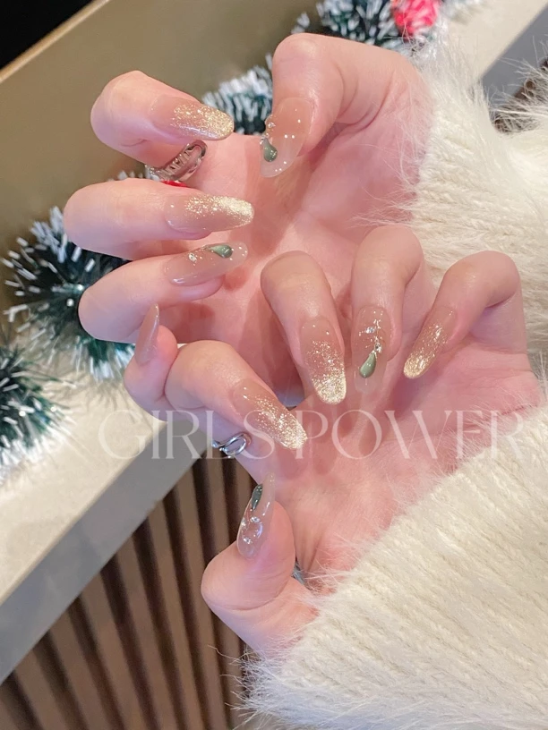 【点翠】GIRLSPOWER设计师纯手工穿戴美甲