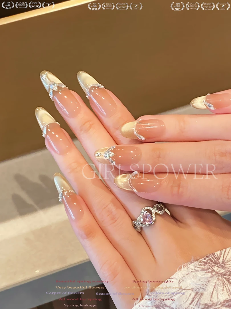 【月桂】GIRLSPOWER设计师纯手工穿戴美甲