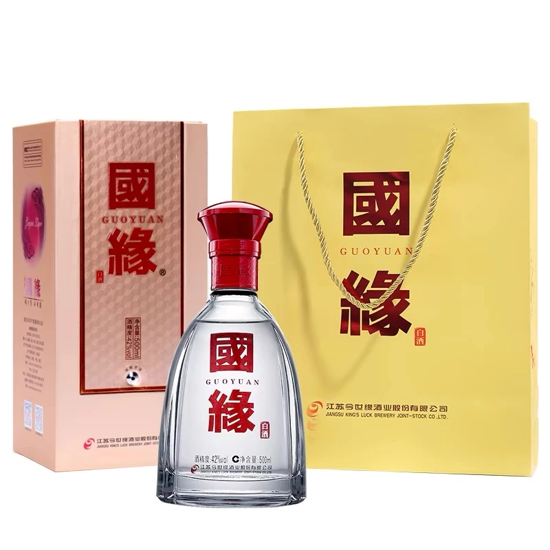 42度 今世缘 国缘单开 浓香型白酒500ML*1