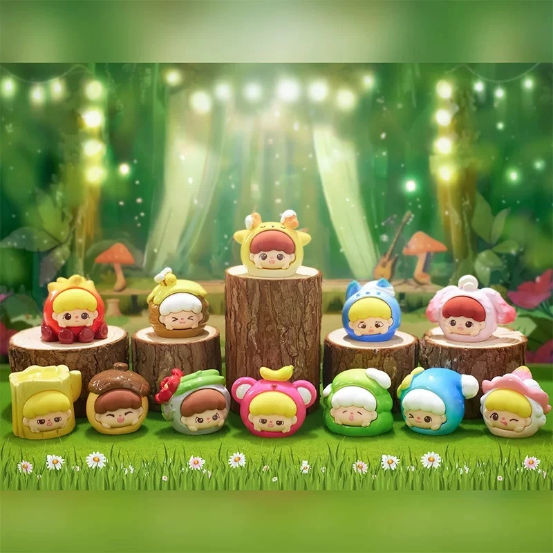 【拆盒】森林秘境系列萌粒潮玩盲盒手办桌面摆件礼物