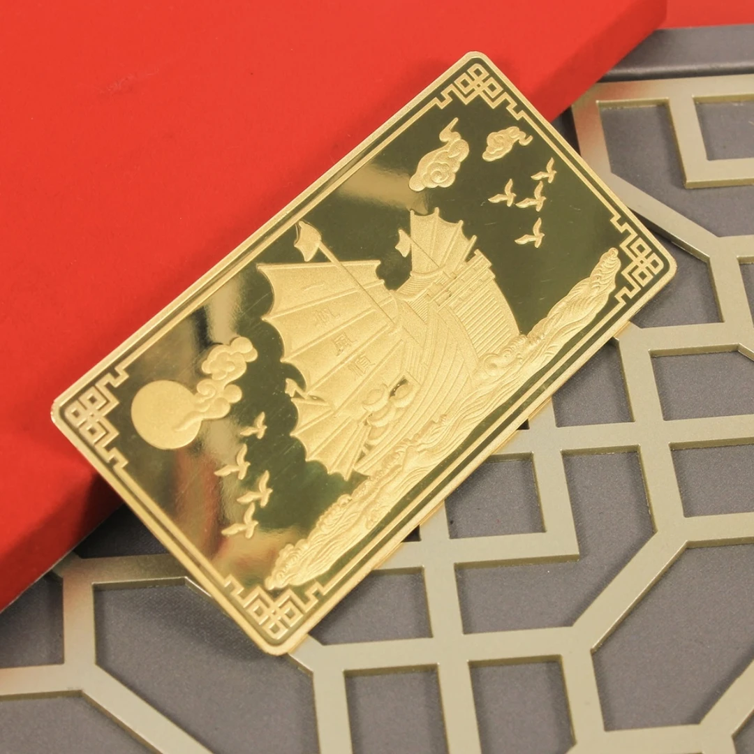 【一帆风顺金条】足金9999 10克100克实心金条黄金财富金条投资金条