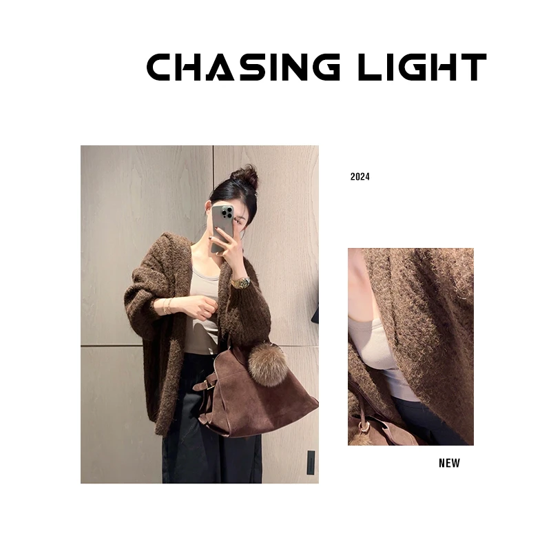 CHASING LIGHT【连帽短款开衫】M1132