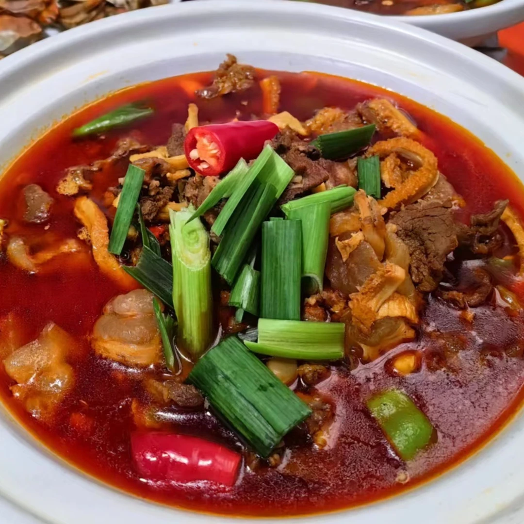 【杨小岁】包邮湖北伟锅子牛三鲜牛杂牛肉火锅加热即食800克