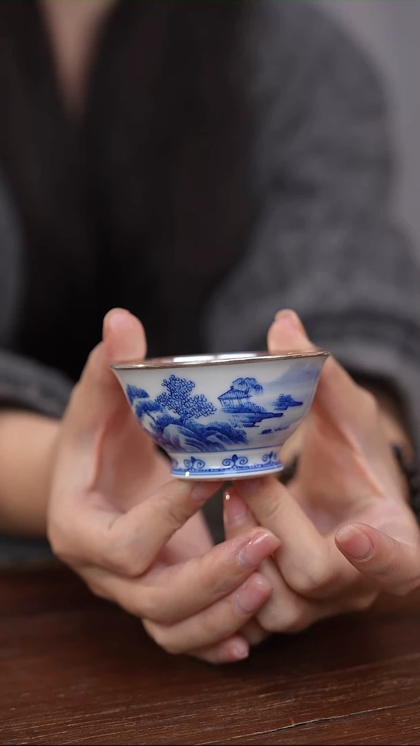 【闪购商品】杯杨匠银坊 器物包银杯