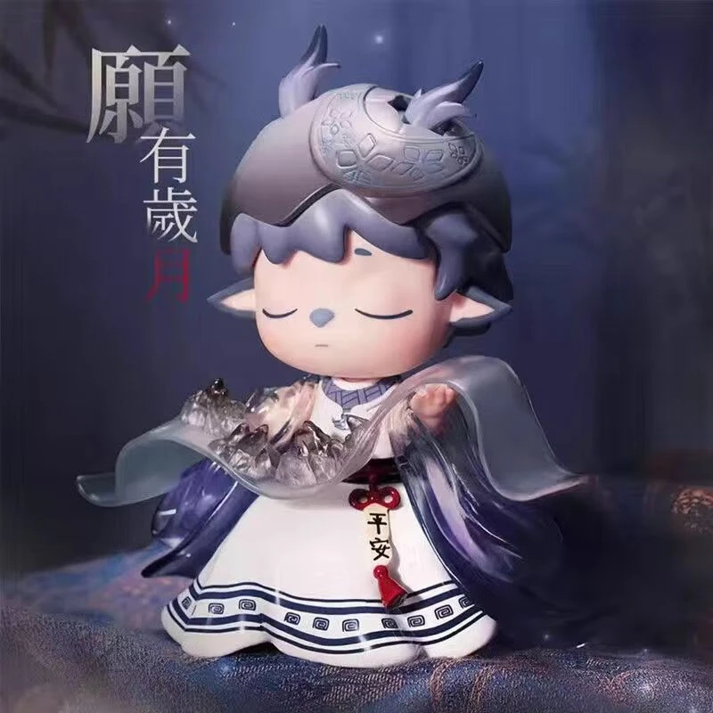 （拆盒）MIMI无事小神仙国风桌面摆件潮玩具公仔手办女