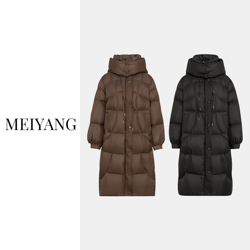 【现货】美洋MEIYANG帕尼尼鹅绒服速暖长款！防油防水可长款羽绒
