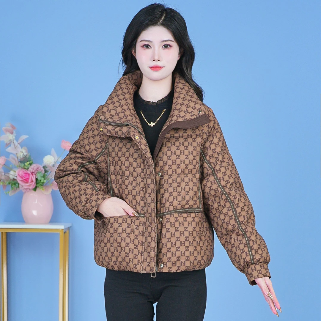 【SJYF3310】2024年冬季新款时尚保暖气质女款羽绒服