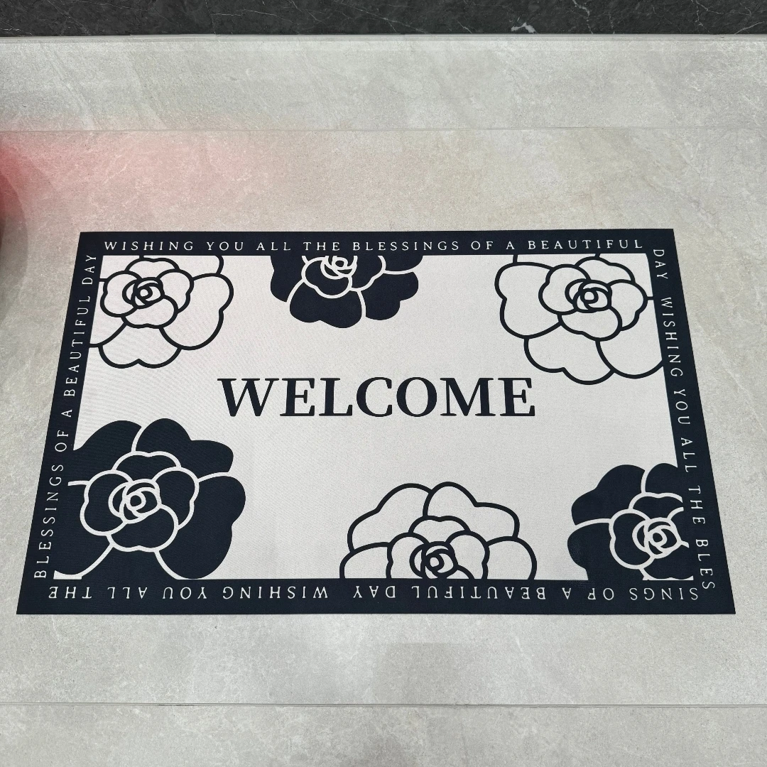 轻奢高端定制硅藻泥客厅卫生间地垫吸水防滑垫脚垫