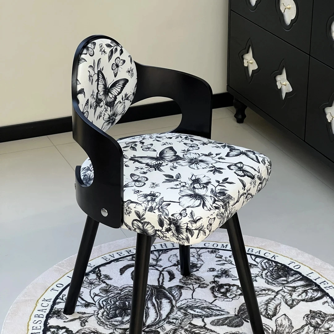 可旋转复古高端客厅餐厅凳子梳妆台凳子儿童学习凳子