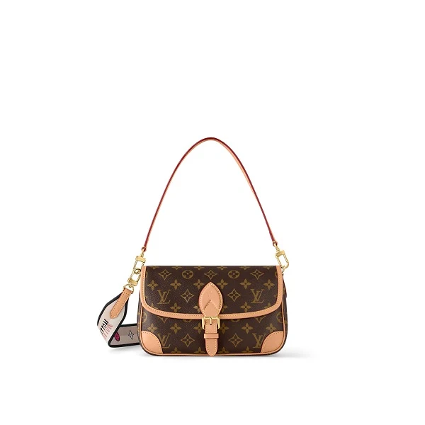 全新未使用 LouisVuitton/路易威登 法棍单肩老花包
