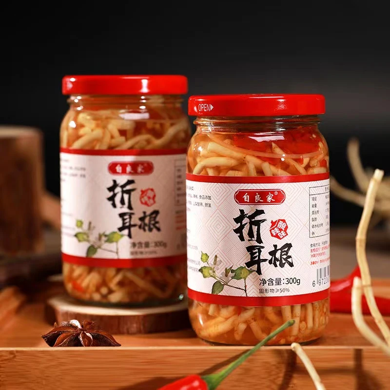 广西特产酸辣折耳根香辣爽口新鲜腌制开盖即食