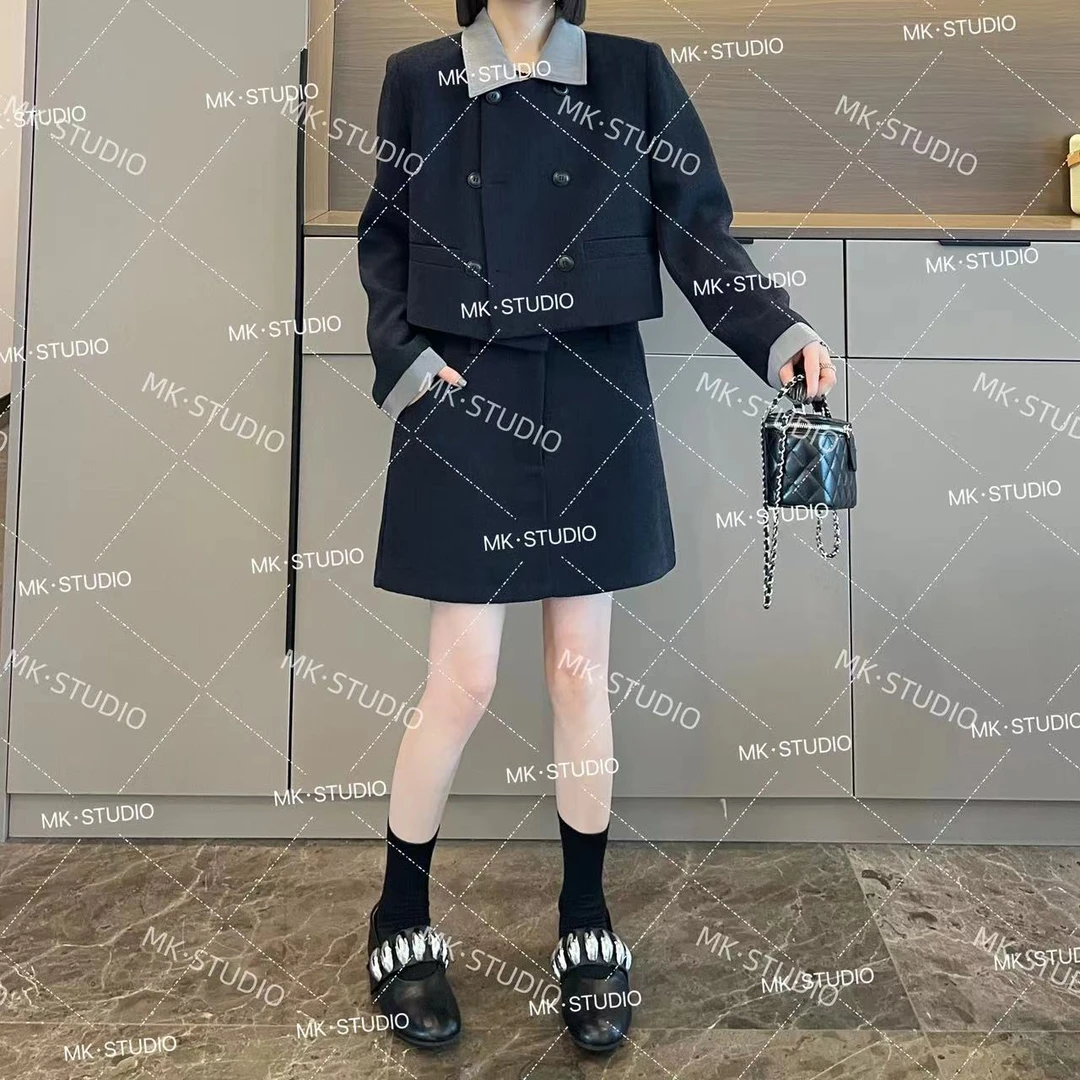 米可/MK-0970【欧系套装】高级感时尚减龄休闲气质秋季新款两件套