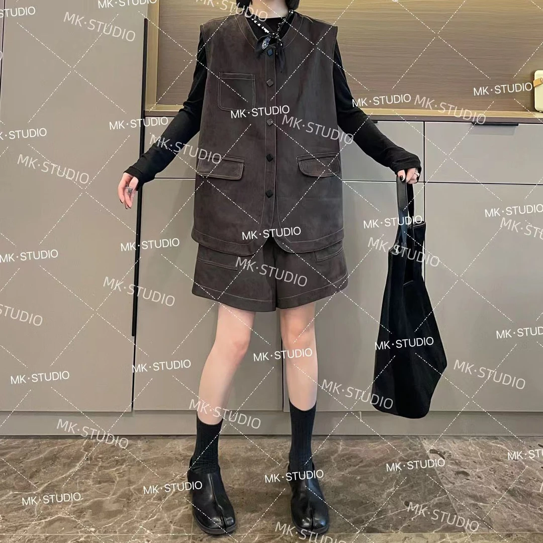 米可/MK-0955【马甲套装】时尚休闲气质高级感秋季新款马甲两件套