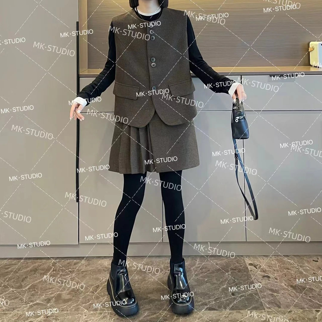 米可/MK-1095【休闲套装】高级感时尚休闲气质减龄秋季新款两件套