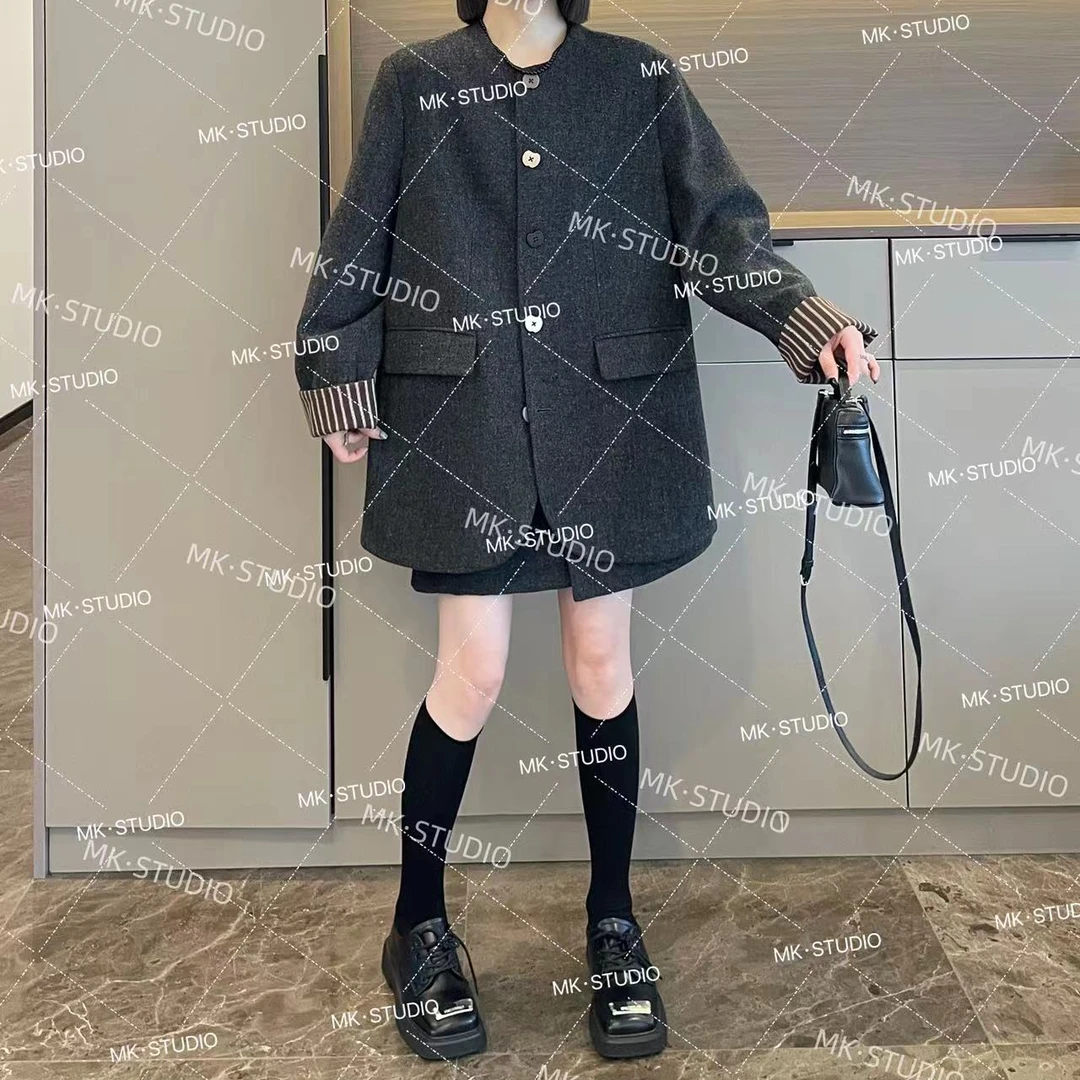 米可/MK-1076【韩系套装】高级感时尚休闲气质减龄秋季新款两件套