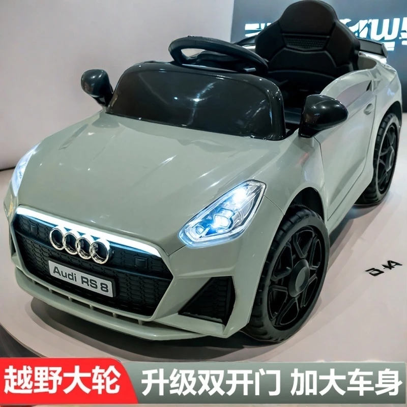 新款儿童充电电动车汽车宝宝童车遥控童车越野车玩具可坐人双驱