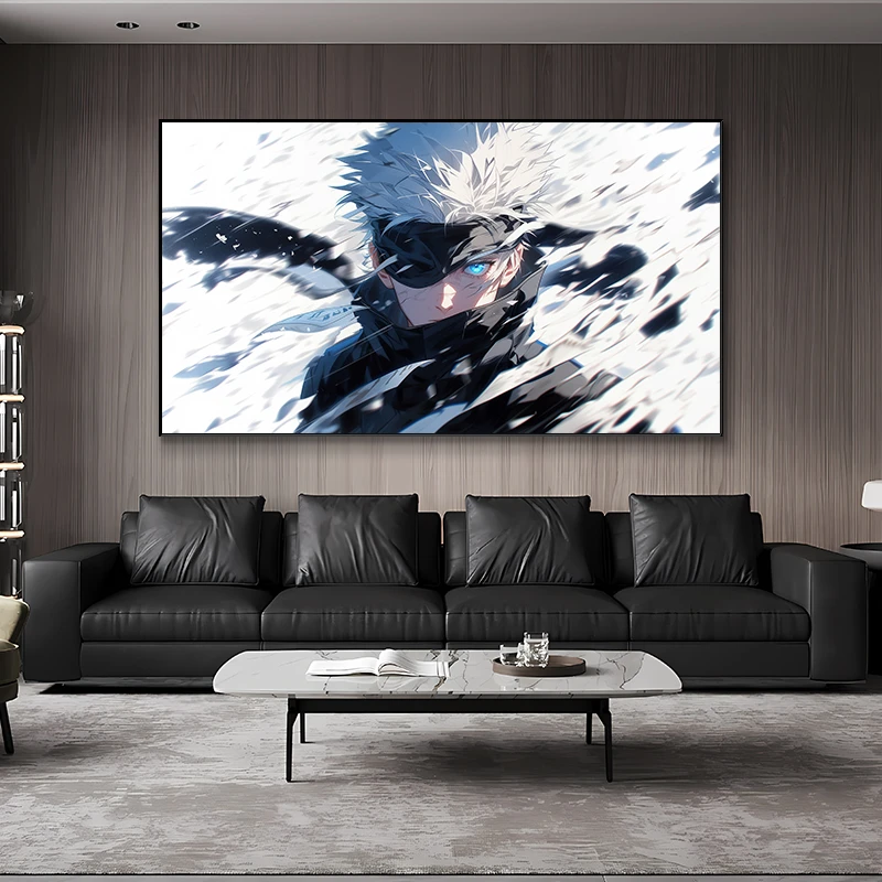 咒术回战五条悟装饰画动漫二次元帅气男生房网咖电竞酒店走廊挂画