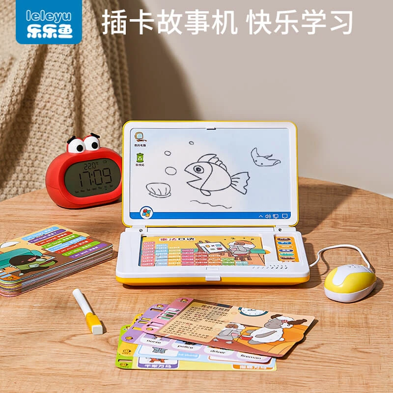 儿童早教点读学习宝宝益智故事机播放器婴幼儿数学机小电脑玩具