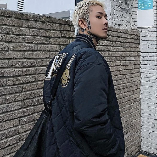 外套男冬季高档舒适美式街头棉衣外套男冬季棒球服复古百搭棉服男