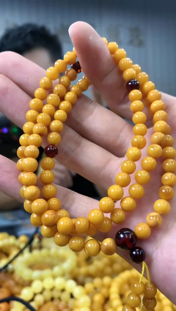 【闪购商品】蜜蜡手链未镶嵌项链