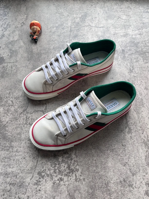 42码/gucci 1977 经典板鞋白色