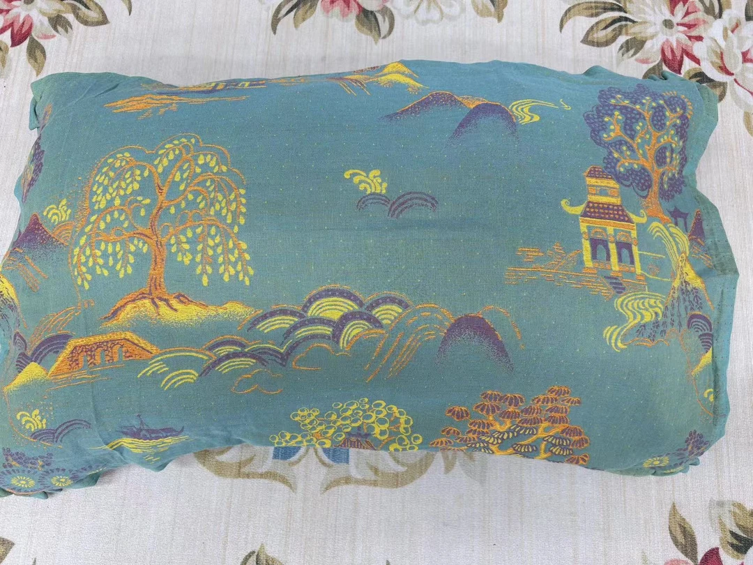 【枕套】高端四季柔软双层纱枕套48*74cm-小桥流水