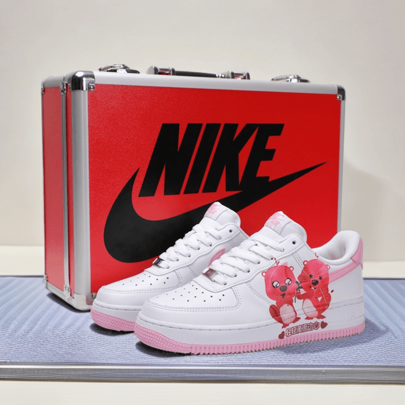 NIKE/耐克空军小牛皮【定制球鞋】休闲时尚潮流百搭情侣款运动鞋