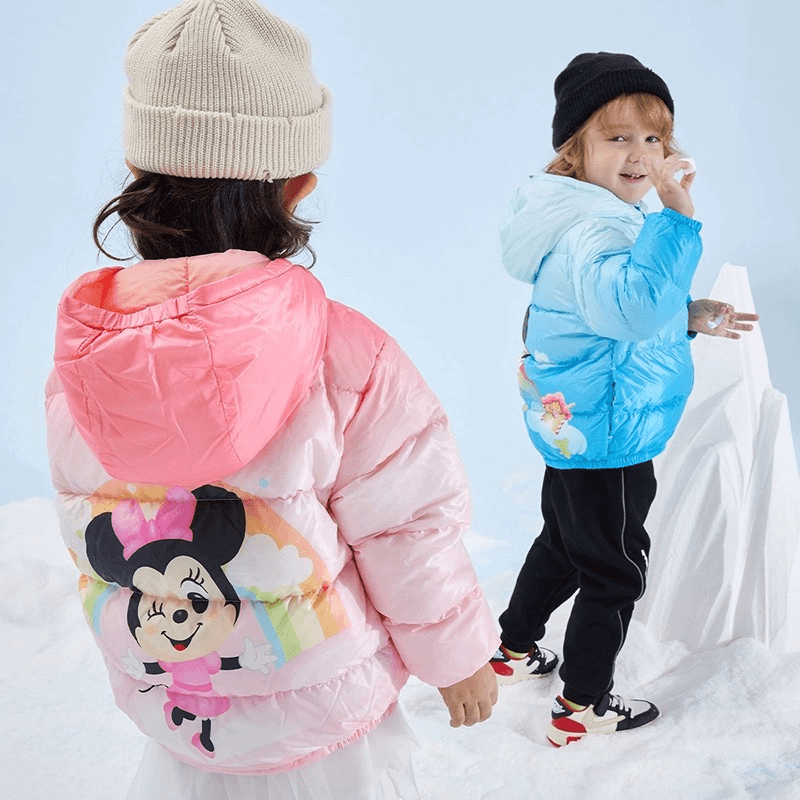 008DSN反季女童羽绒服连帽外套冬季卡通