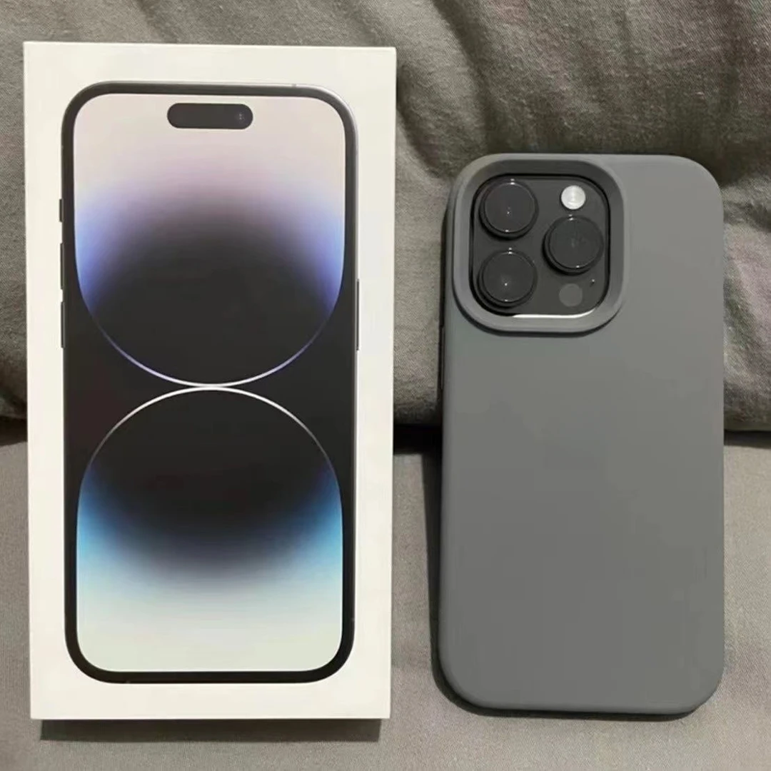 碳灰色磨砂硅胶15手机壳iPhone14promax大孔13/12/11防摔女款x/xs