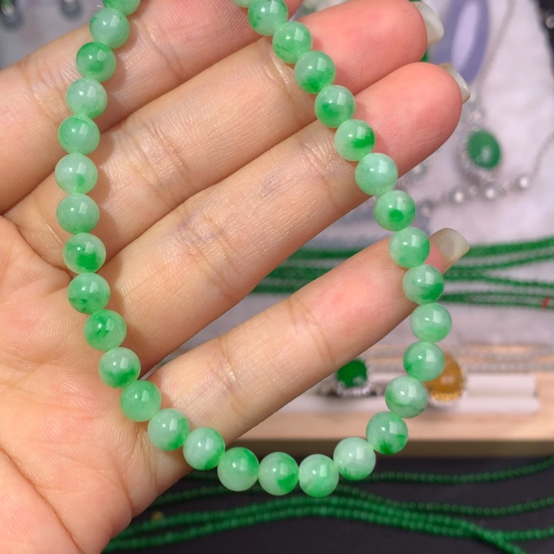 翡翠手链未镶嵌22、