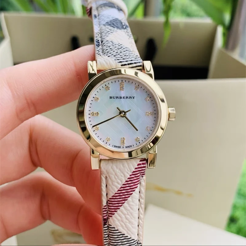 【寰球直邮】Burberry博柏利皮带款带钻石英女士腕表26表盘BU9226