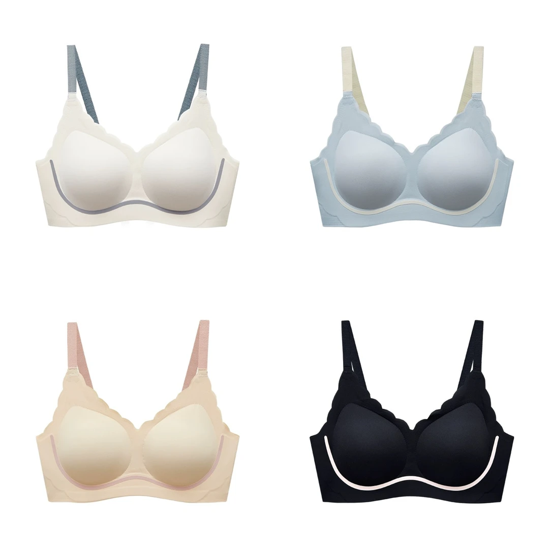 X【601-800】女士无钢圈高货乳胶无痕内衣，默认微瑕疵