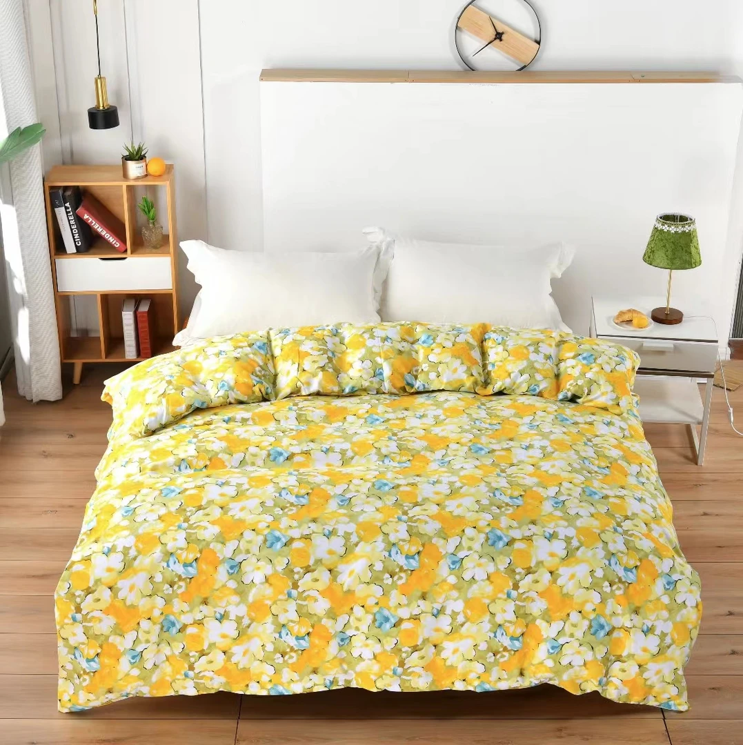 【粉丝福利】加厚加密斜纹 被套 柔软 舒适 亲肤 【小黄花】