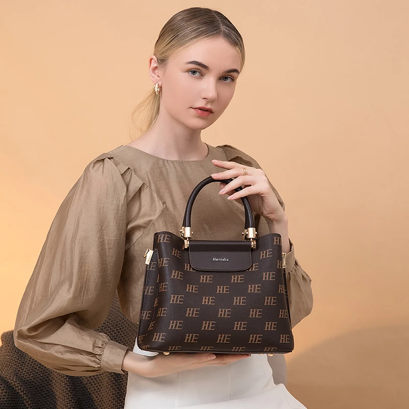 Henidis赫妮蒂斯轻奢单肩斜挎手提包