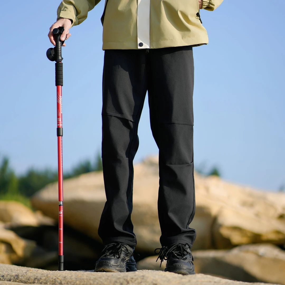 城市机能舒适秋冬款软壳裤男士透气防风防水休闲耐磨户外运动长裤