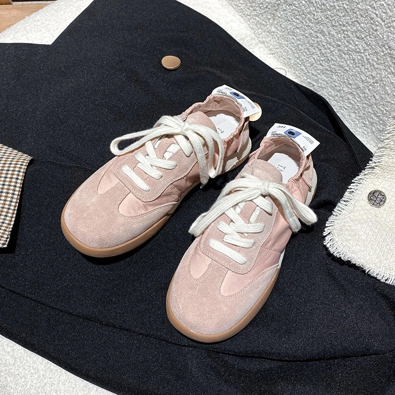 [Findme大码女鞋]休闲阿甘鞋女德训鞋系带超软轻便百搭舒适40-43