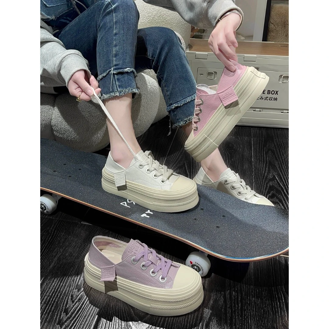 【阿布潮鞋】时尚厚底潮流百搭女士休闲鞋 1012