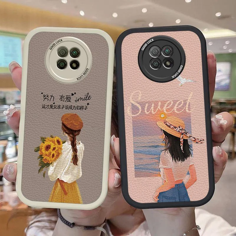 红米note9手机壳5G小羊皮女款软壳硅胶镜头全包防摔保护套新款潮