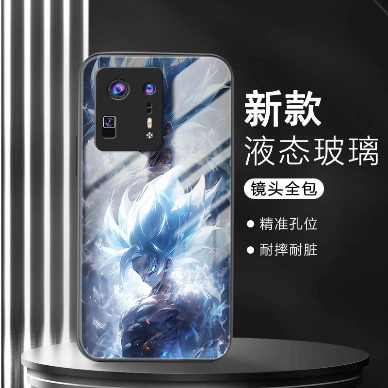 小米mix4手机壳悟空暴富炫酷玻璃动漫网红好看优雅防摔潮牌苹果华