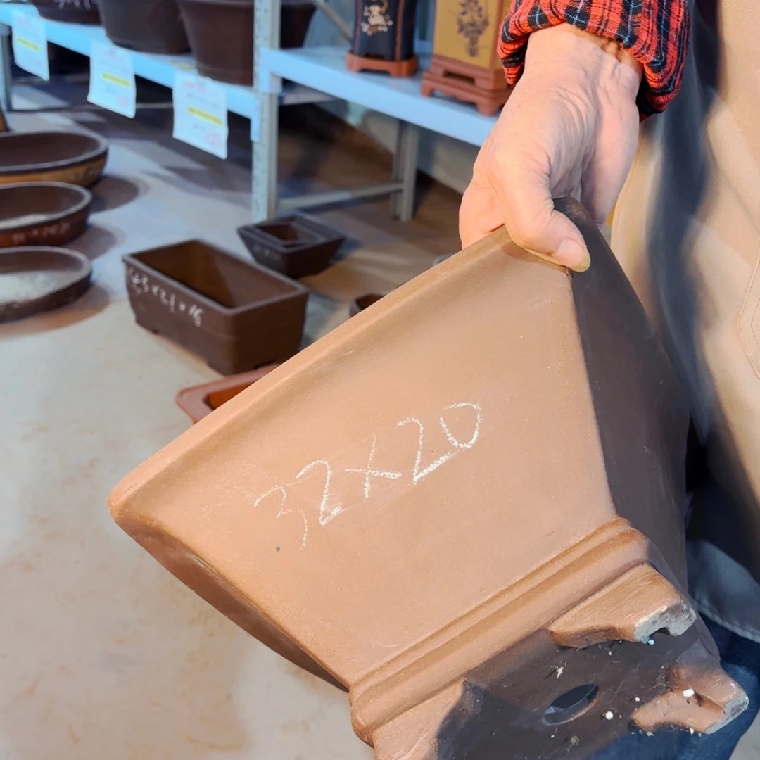 紫砂紫砂花盆小四方