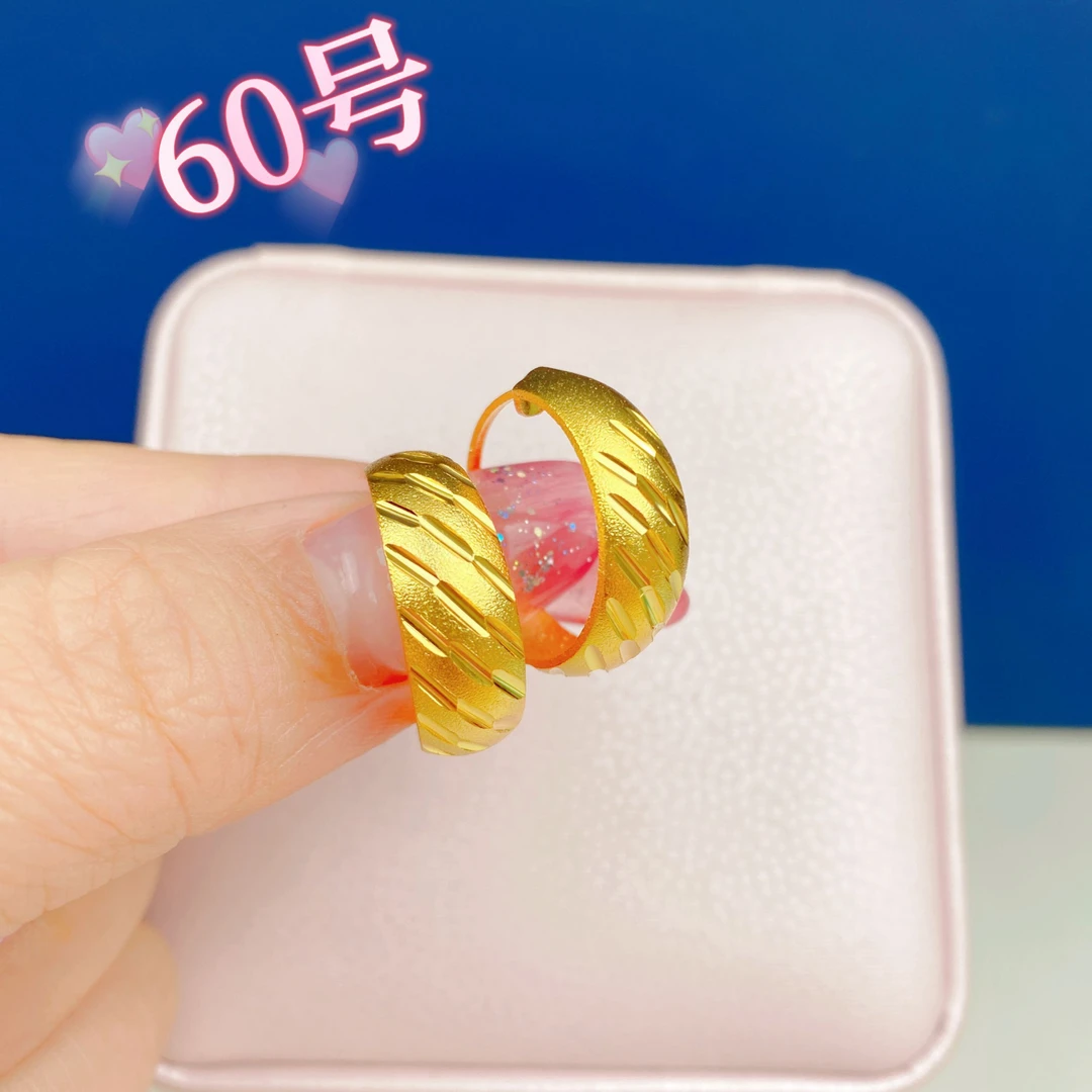 【精品妈妈耳环】时尚洋气耳饰 金色耳环百搭耳扣礼物