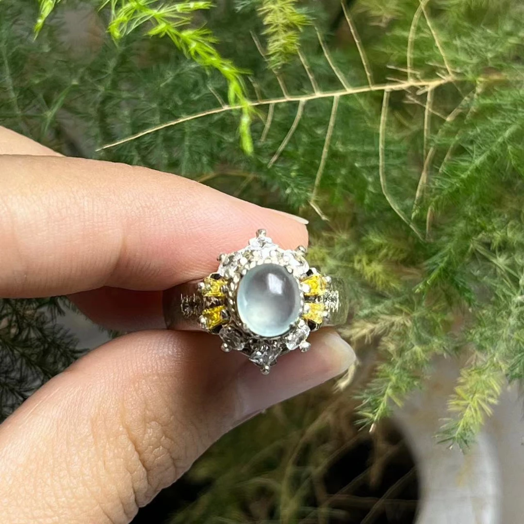 缅甸天然A货翡翠蛋面未镶嵌305