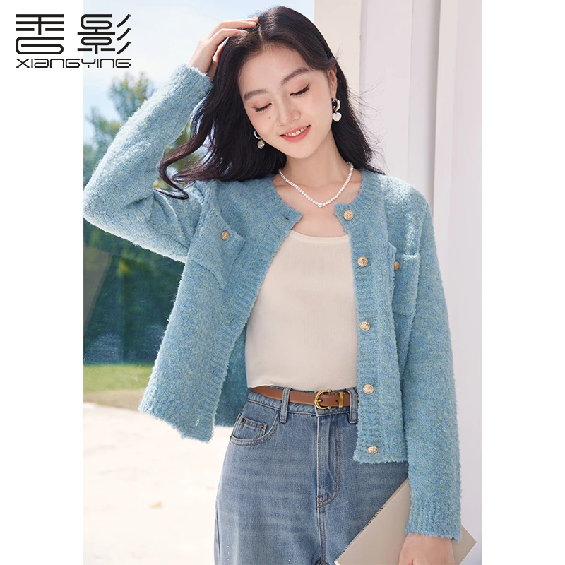 【小余专属】Z841197毛针织衫香影【商场同款新品】小香风针织开