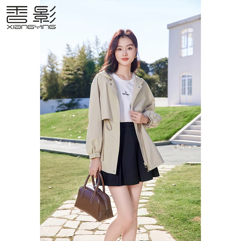 F841257风衣 香影2024休闲百搭时尚显瘦春新款风衣