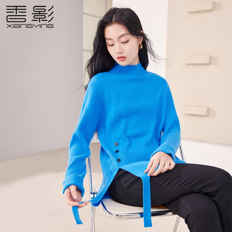 【赵老板专属】Z3112889毛针织衫 香影半高领针织衫女年冬季新款