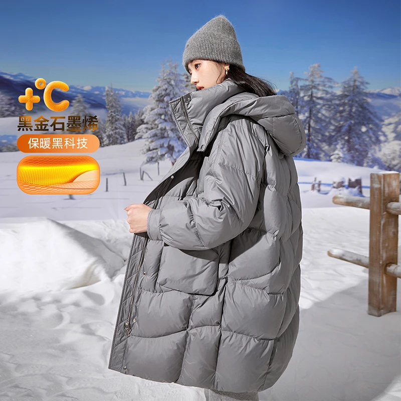 【籽言专属】Y834313羽绒服香影【轻热感】黑科技石墨烯羽绒服女