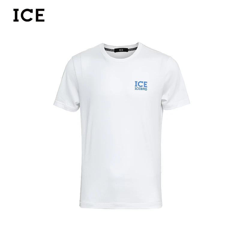 ICE2023新款男士印花圆领休闲夏季时尚百搭短袖T恤ICE23SS2601