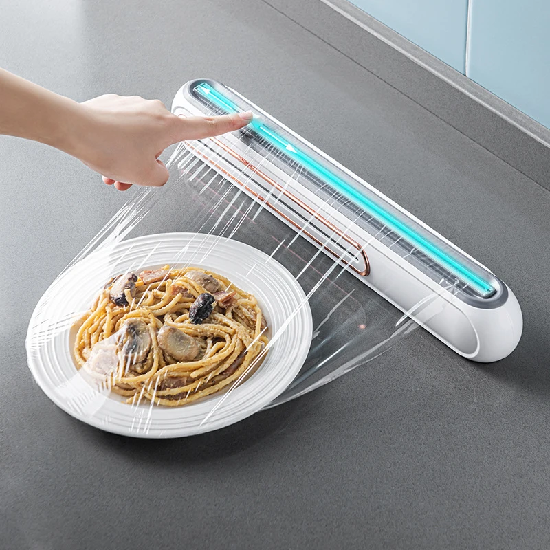 保鲜膜切割器磁吸冰箱神器食品级家用厨房一次性保鲜膜罩切割盒